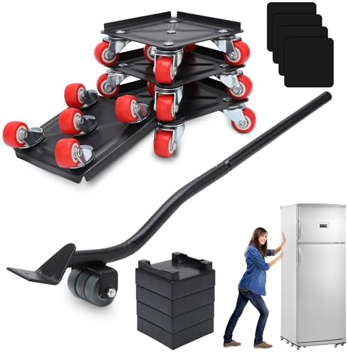 Secure Heavy-Duty Furniture Mover with Wheels