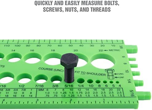 OEMTOOLS Nut Bolt Thread Gauge