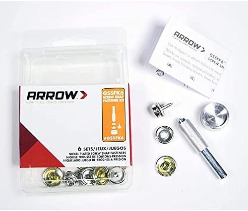Durable Screw Snap Kit for Attaching fabrics and more