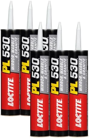 Loctite PL530 Mirror Marble and Granite Construction Adhesive - Quick and Reliable