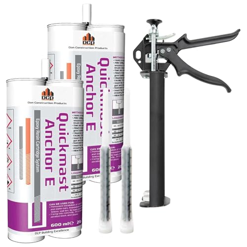 Quickmast Epoxy Concrete Anchor System 2-Pack for Rebar Threaded Rods