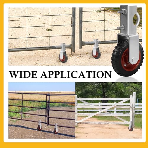 NisorpaFarm Gate Wheels 2-Pack