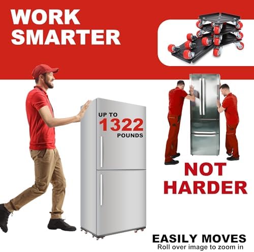 Secure Heavy-Duty Furniture Mover with Wheels