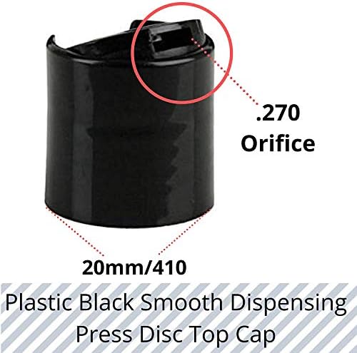 FanBell 24410 Dispensing Smooth Disc Top Closures Replacement for Squeeze Bottles