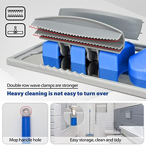 Professional Smooth Hardwood Floor Mop with 5 Reusable Microfiber Pads