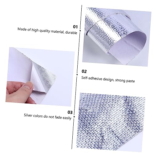 JECOMPRIS Aluminum Foil Heat Transfer Adhesive Tape Metallic Thermal Removable wallpaper