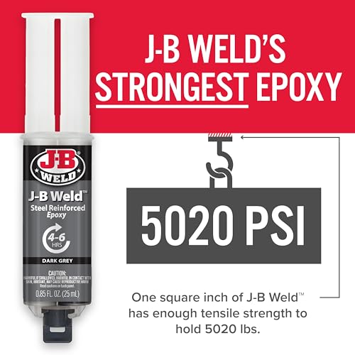 Secure Weld Epoxy Syringe 50165-2PK Dark Grey
