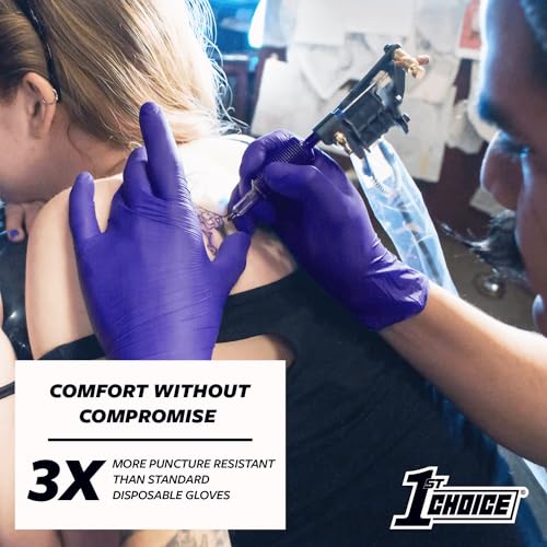1st Choice Nitrile Disposable Gloves XL Indigo Case of 1000