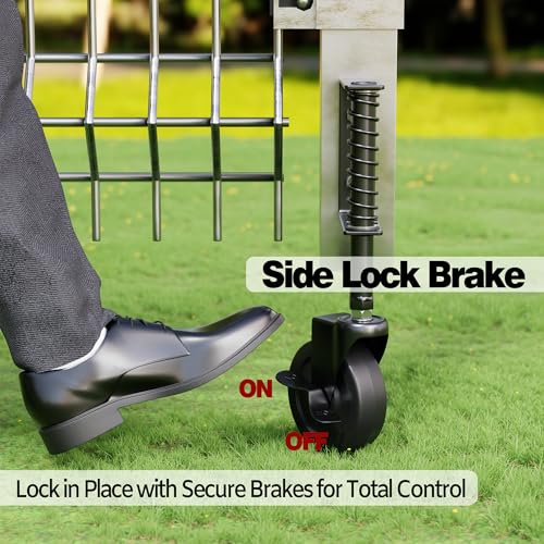 DURIGID4 Spring Loaded Gate Caster for Outdoor Gates