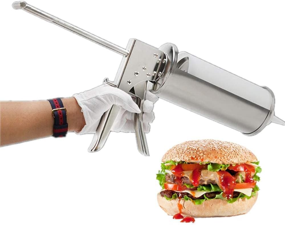 Stainless Steel Condiment DispenserGun for Kitchen Use