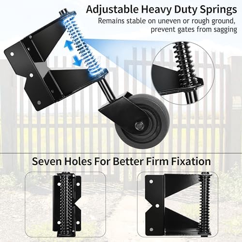 Spring-Loaded Gate Caster