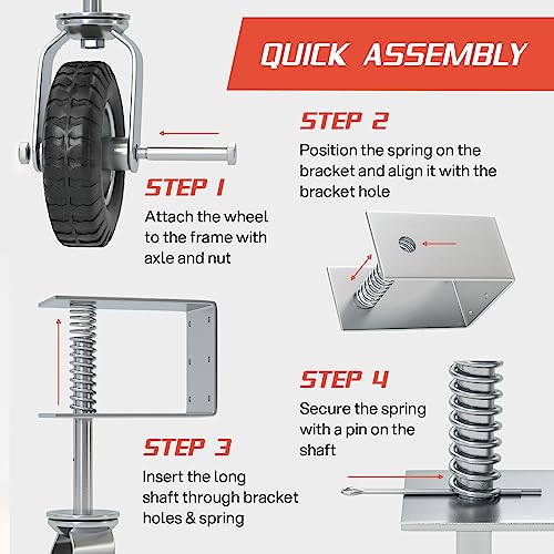 Effortless Gate Wheel for Heavy-duty Use