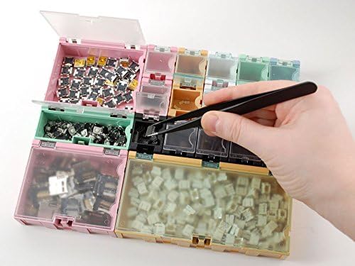 Adafruit Antistatic Modular Snap Boxes for SMD Components 5-Pack