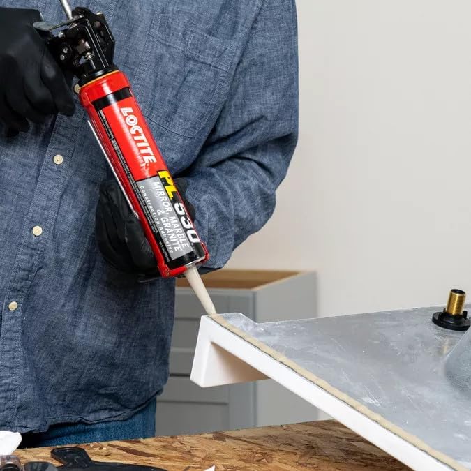 Loctite PL530 Mirror Marble and Granite Construction Adhesive - Quick and Reliable