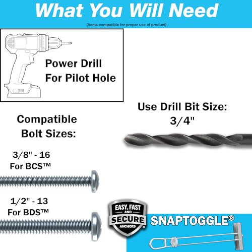 TOGGLER SNAPTOGGLE BDS Strong Durable Made in the USA