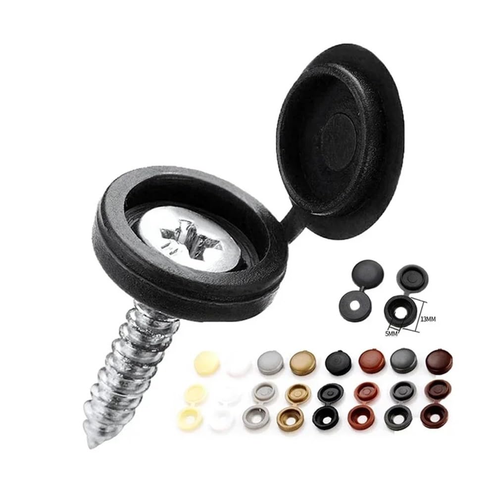 Machine Screw Cap Covers 100-Piece Set