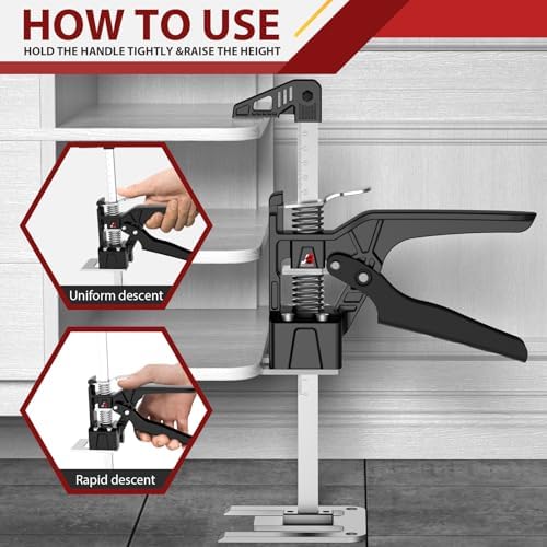Adjustable Floor Jack Heavy-duty Cabinetry Tile Lifter