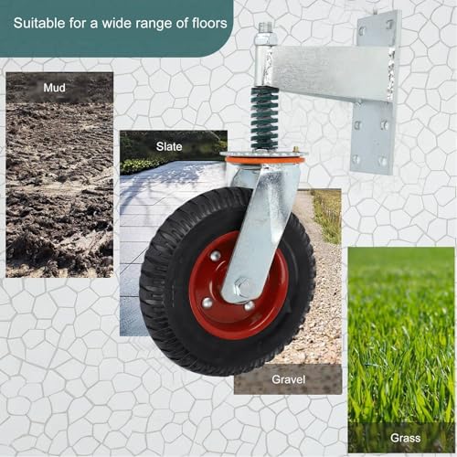 Natudeco8-Inch Gate Wheel - 600lbs Capacity