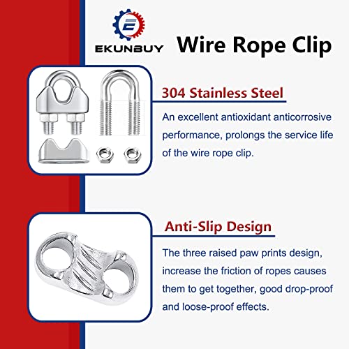 Durable Mini Clamps for Wire Rope Cables