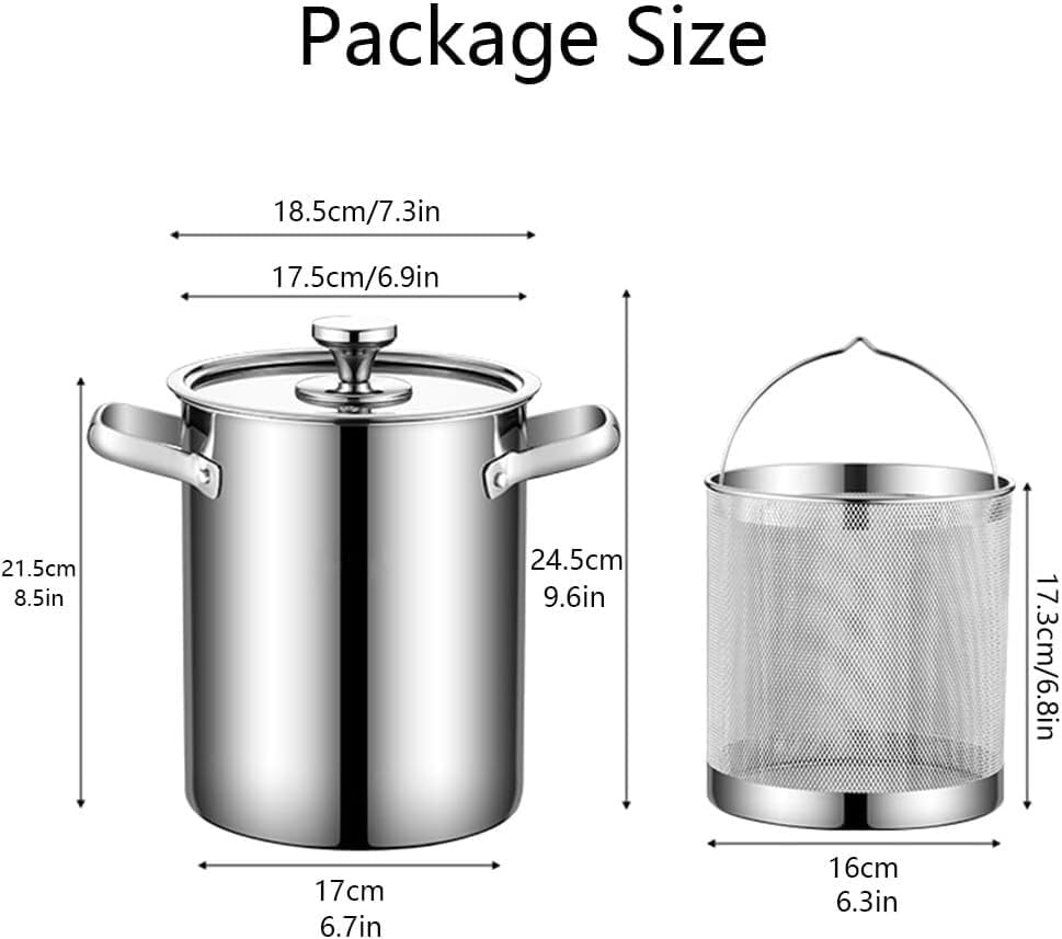 DAOUXIAOSPStainless Steel Asparagus Pot 4L