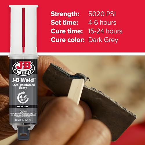 Secure Weld Epoxy Syringe 50165-2PK Dark Grey