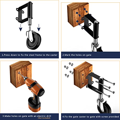 Heavy Duty Gate Wheels for Smooth Operation