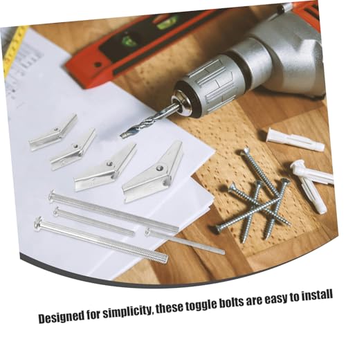 Secure Fastening with 32-Piece Military-Grade Metal Anchor Set