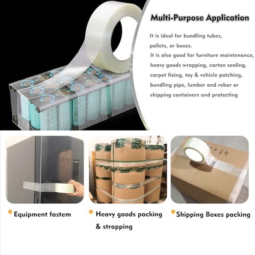 Heavy-Duty Equivalent Fiberglass Filament Strapping Tape