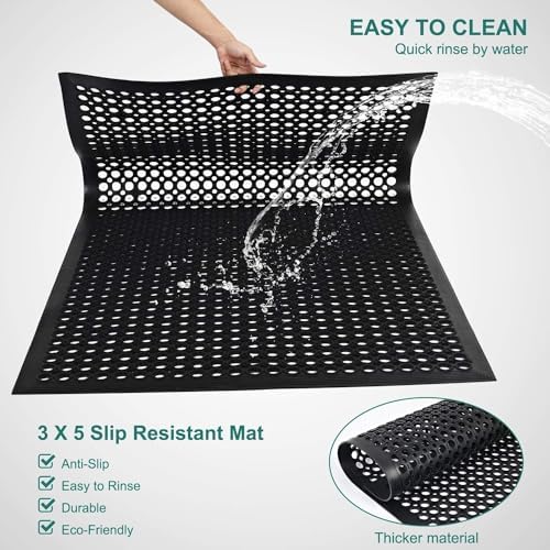 Reliable Non-Slip Outdoor Mat for Kitchens Bars and Entrances