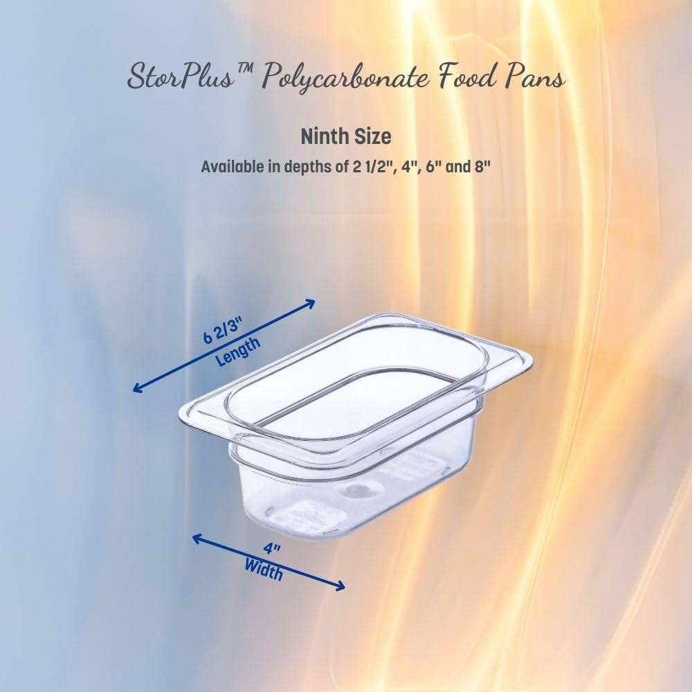 Carlisle FoodService Products Spoonable Food Pan with Polycarbonate