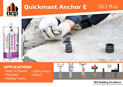 Quickmast Epoxy Concrete Anchor System 2-Pack for Rebar Threaded Rods