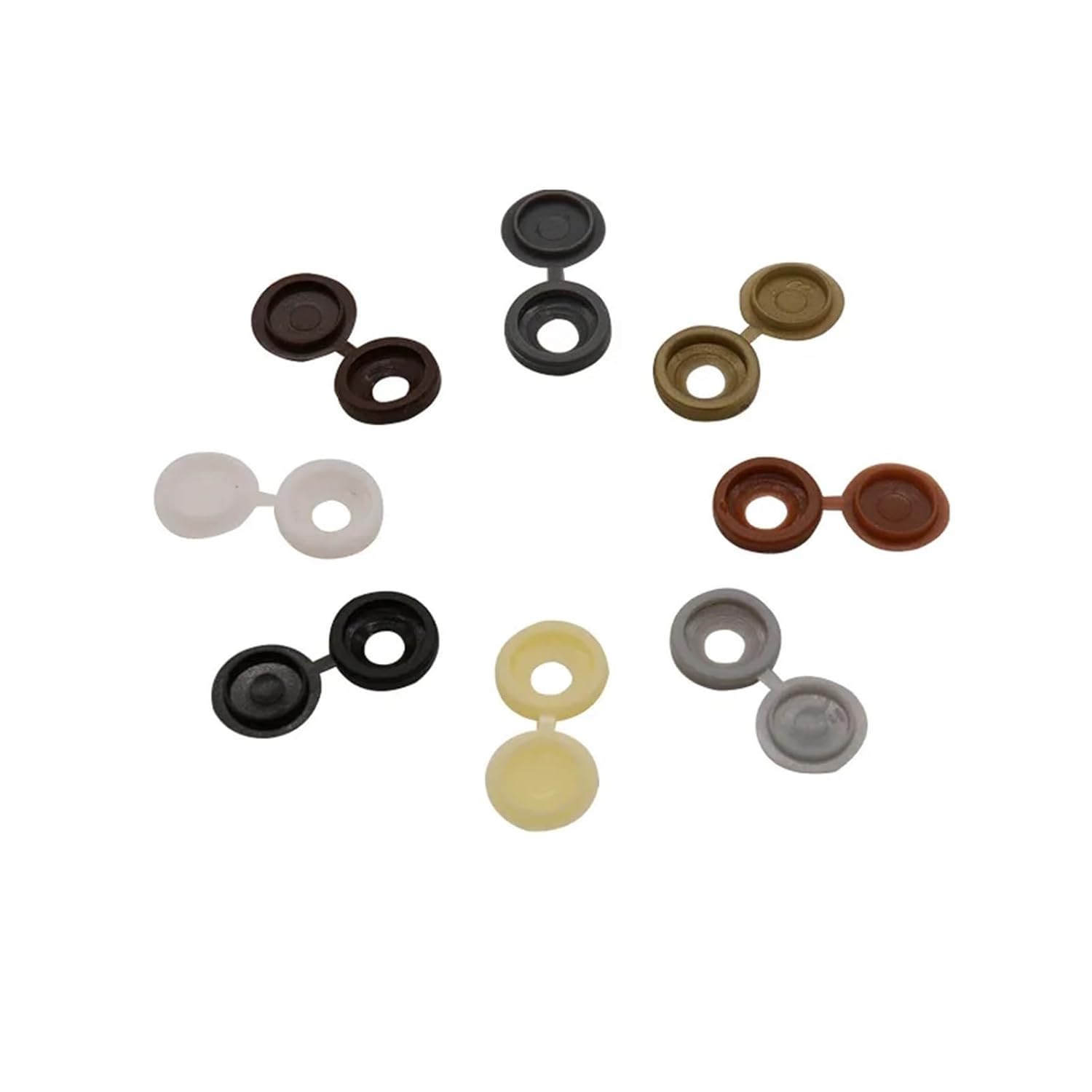 Sturdy Plastic Screw Cap Covers for DIY Projects