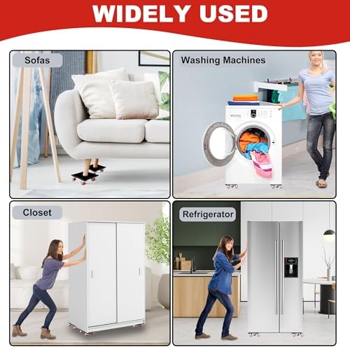 Secure Heavy-Duty Furniture Mover with Wheels