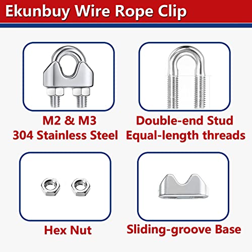 Durable Mini Clamps for Wire Rope Cables