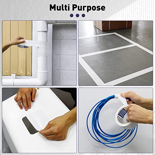 Durable White Duct Tape Multi-Purpose Water-Resistant