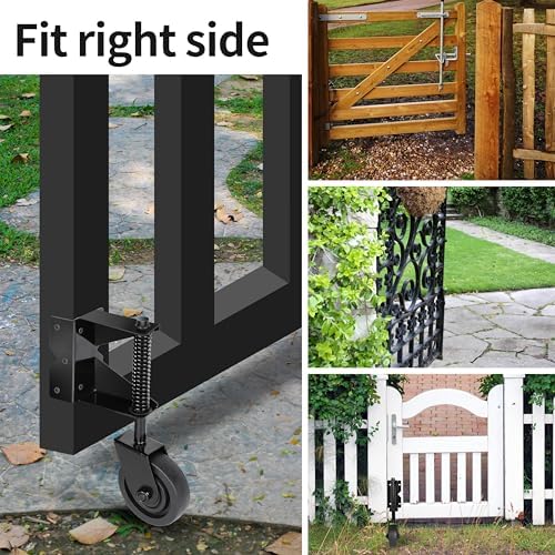 Spring-Loaded Gate Caster