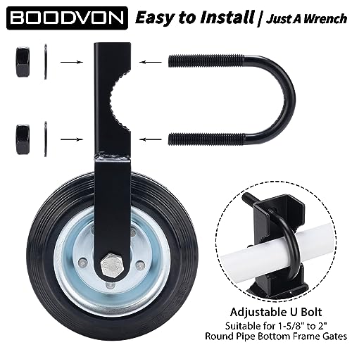 BOODVON Gate Wheel Caster Kit