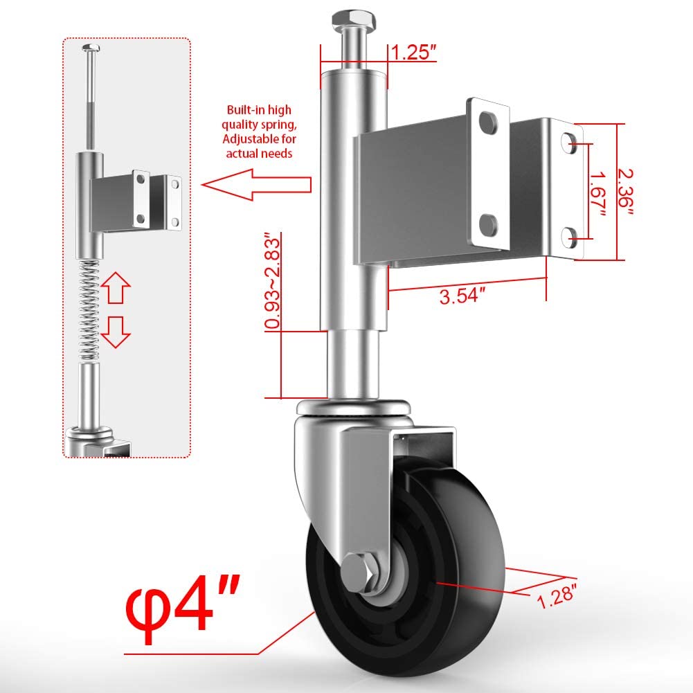 Strong Gate Casters