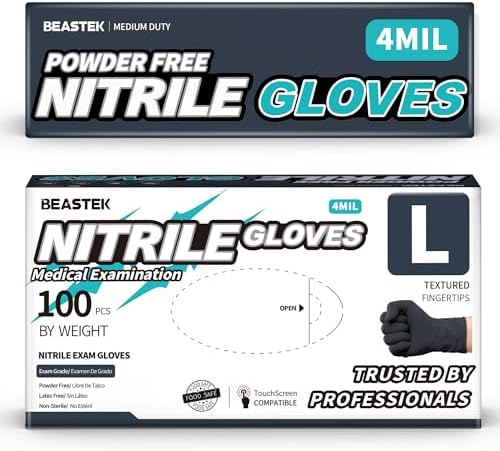 Secure Grip Latex Powder-Free Exam Gloves 4 Mil
