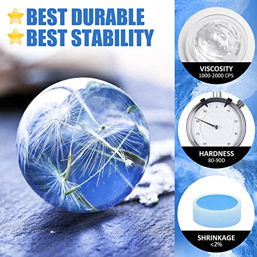 UV Resin 200g - Crystal Clear Hard UV Glue for Jewelry Making