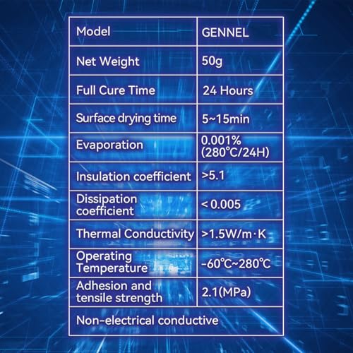 Erigathe 50g Conductive Adhesive for Heat Sink Applications