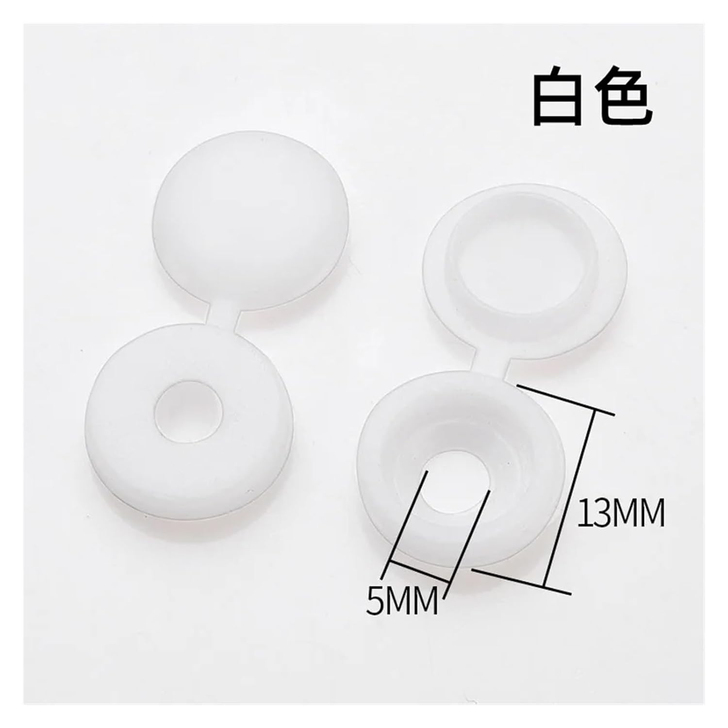 Sturdy Plastic Screw Cap Covers for DIY Projects