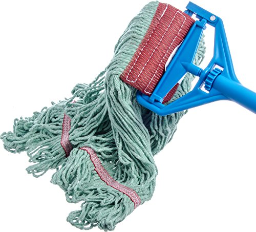 Carlisle FoodService 12-Piece Mopped Heads Large Green