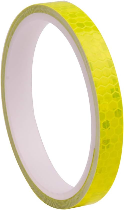 Brightplus Reflective Tape Fluorescent Yellow 05 X10