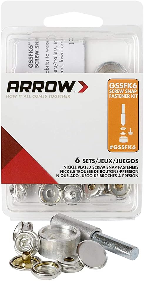Durable Screw Snap Kit for Attaching fabrics and more