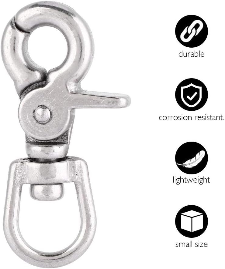 Stainless Steel Swivel Eye Bolt for Key Chains