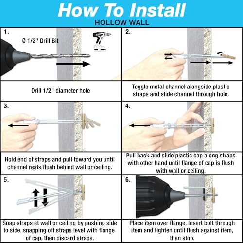 TOGGLER 316-24 Toggler SNAPTOGGLE Durable Toggle Anchors for Industrial Use