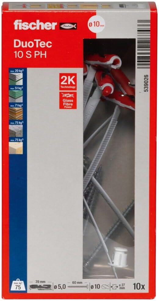 DuoTec 2564 toggle plug for tight spaces and versatile use