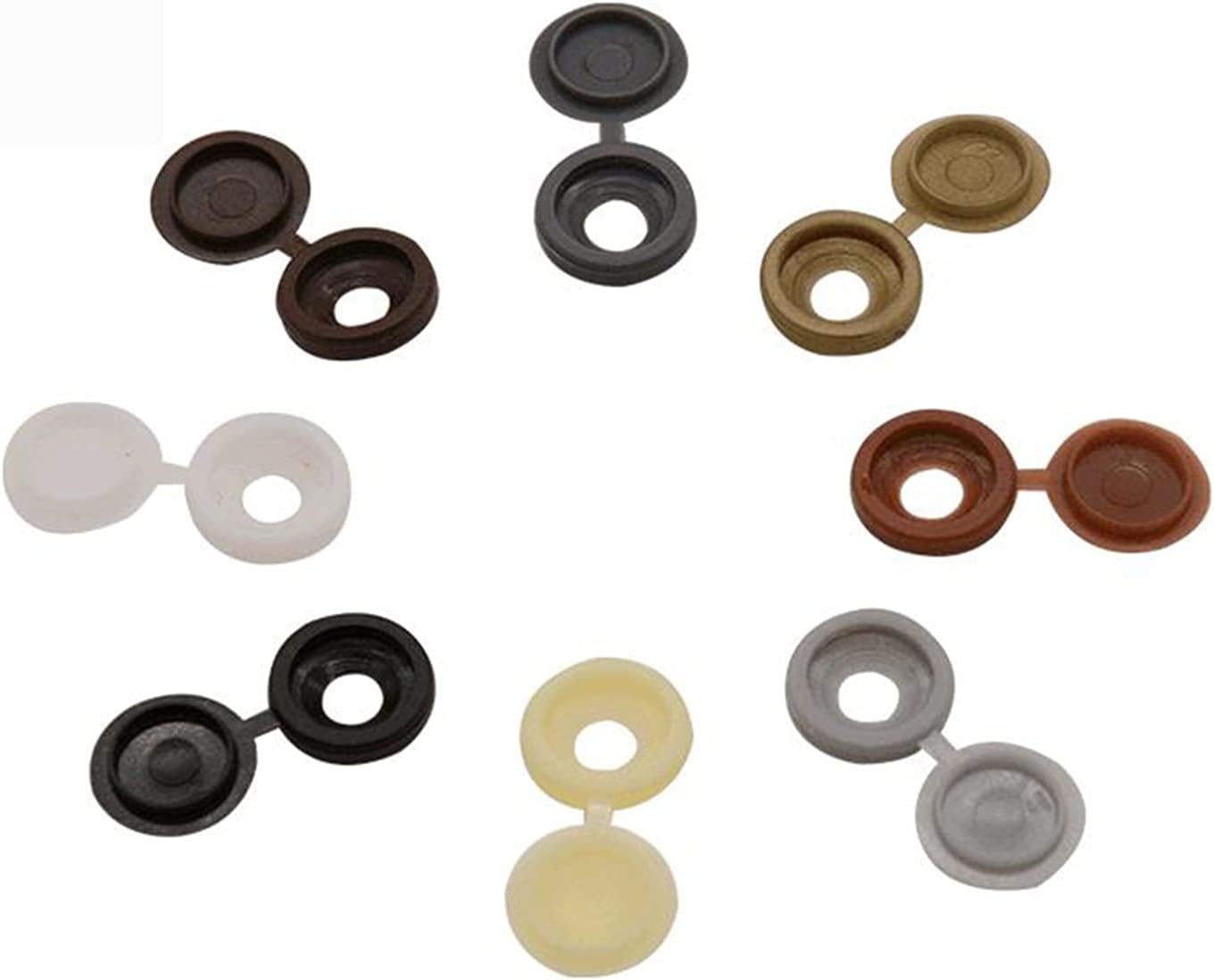 Perfect 100 PCS Plastic Screw Cover for Home Office Use
