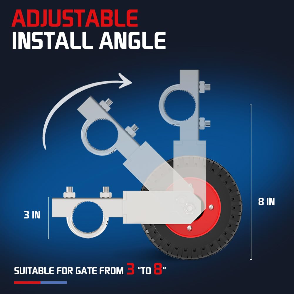 Durable 6 Farm Gate Caster for 330lb Chains